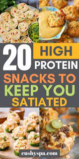 20 High Protein Snack Recipes That Ll Keep You Full Healthy High Protein Meals Healthy High Protein Snacks Healthy Protein Snacks
