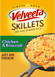 Sep 02, 2017 · the easy cheesy broccoli rice is ready to devour. Amazon Com Velveeta Skillets Cheesy Chicken Broccoli Dinner Kits 13 6 Oz Boxes Pack Of 6 Computers Accessories