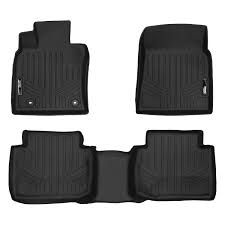 Smartliner Floor Mats 2 Row Liner Set Black For 2018 Toyota Camry Standard Models Only No Hybrid Want To Know Mo Honda Civic Sedan Civic Sedan Toyota Camry
