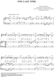 One Last Time Sheet Music Online Sheet Music Violin Sheet Music