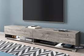 Le meuble tv abey décliné en grande taille. Wander Floating Tv Stand 180 Cm Selsey