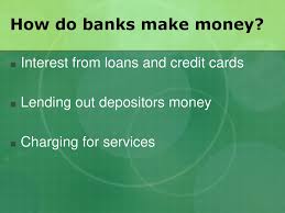 Perhaps the most obvious way that credit card issuers generate income from credit cards is interest payments made by consumers. Banking Ppt Download