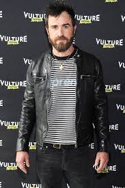 How To Wear A Lot Of Black Like Justin Theroux Justin Theroux Cafe Racer Leather Jacket Mens Outfit Inspiration