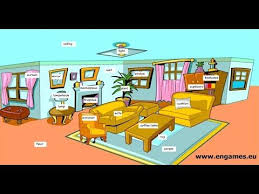 Living Room Furniture Vocabulary Learn English Vocabulary Youtube Wood Floor Kitchen Best Flooring Family Room