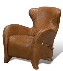 Leather Chair Modern Wing Style Gucci Horse Bit Accents Diamond Pattern Tan New Modern Leather Chair Brown Leather Chairs Leather Armchair