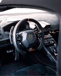 Interior Of The Lamborghini Huracan Performante Spyder Painted In Ad Personam Verde Onco W Tricol Lamborghini Huracan Lamborghini Lamborghini Huracan Interior