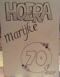 Hoera Oma 70 Jaar Cute766
