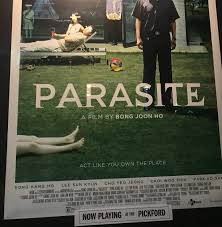 Textless posters are not allowed, to mean posters that have had the title and/or credits digitally removed. Parasite Movie Poster Kafe 104 1