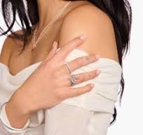 Silver snake ring Tempting Romance
