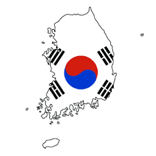 South Korea Flag Map South Korea Flag Korea Map South Korean Flag