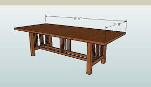 Stickley Craftsman Dining Tables Woodworking Kitchen Table Plans Woodworking Kitchen Table