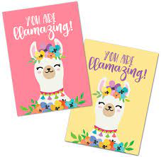 Printed or posted, all our cards are free, so what are you waiting for? You Are Llamazing Free Llama Printable Happy Go Lucky