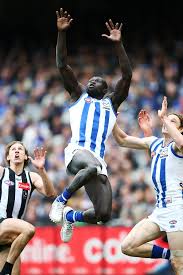 This game between the north melbourne kangaroos and the collingwood magpies shapes as a lopsided fixture when they face off at marvel stadium in round 15. Majak Daw Mason Cox Majak Daw And Mason Cox Photos Zimbio