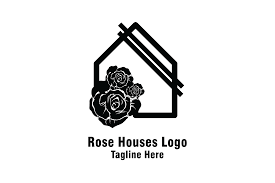 Download Rose Houses Rosse Home Logo Vector Graphic By Yuhana Purwanti Creative Fabrica Yellowimages Mockups