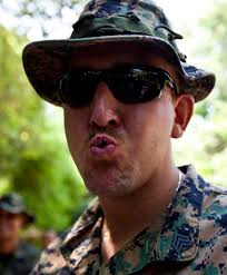 U.S. Marine Corps Sgt. Trent Endicott, a noncommissioned