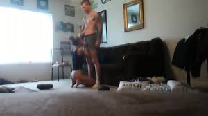 My roommate sucks and fucks on hidden cam