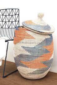 Extra large laundry hamper in blue with white pattern. Do You Think A Laundry Hamper Is Only For Clothing Modecorarts