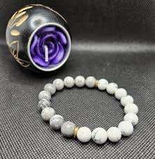Temperament Stone Beaded Bracelet All-match Smooth Hand Chain for Women &  Girls Clothing Decor