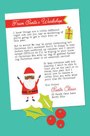 Free download & print for letter to santa claus craft black & white santa. Free Printable Letter From Santa During Covid 19 Hey Let S Make Stuff