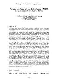 Jika anda mempunyai video, gambar atau maklumat yang bagus tetapi anda tidak berani. Pdf Penggunaan Massive Open Online Course Mooc Sebagai Kaedah Pembelajaran Baharu Fariza Khalid And Dhiya Adz Academia Edu