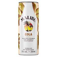 In a cocktail shaker, muddle the basil leaves with the simple syrup. Malibu Cola 250ml Tesco Groceries