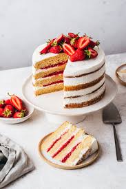 Strawberry Vanilla Layer Cake, Chantilly Mascarpone