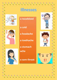 A collection of english esl worksheets for home learning, online practice, distance learning and english classes to teach about illnesses, illnesses. Illness Online Pdf Worksheet