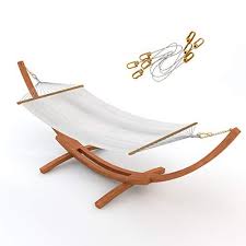 Ampel 24 Support De Hamac En Bois Xl Madagascar 400 Cm Toile De Hamac Trinidad Xxl 200 X 145cm Bois De Meleze Resistant Charg Hamac Hamac Support Meleze