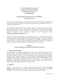 Apa table of contents examples. Apa Guidelines Digital Object Identifier Citation