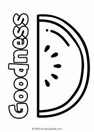 This is a collection of free coloring pages you can use when teaching children the fruits of the spirit. The Fruit Of The Spirit Trueway Kids