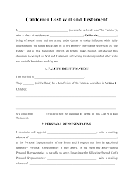 Sample legal will form with guidance notes. California Last Will And Testament Download Printable Pdf Templateroller