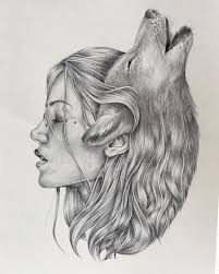 Wolf By Albasketch Art Artist Draw Drawing Illustration Sketch Sketchbook Animal Wolf Girl Al Lobo Tatuagem Tatuagens Tatuagens Indigenas Americanas