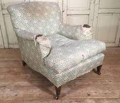 Mid 20thc Howard And Sons Harley Armchair In Original Ticking Stock Dean Antiques Ltd Howard And Sons Chairs And Sofas Armchair Howard Sofa Upholstery