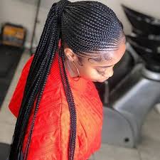 Thick cornrows in a bun source. Ghana Braids 2020 Best Ghana Braids Hairstyles Cuteluks Com