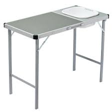 camp table with sink portable kitchen