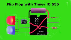 Flip Flop Circuit Using 555 Youtube