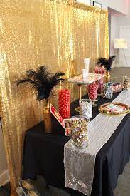 Maybe you would like to learn more about one of these? Great Gatsby Roaring 20s Themed Party Decor And Dessert Table For An 18th Birthday Total Success 20s Themed Party Party Themes 20s Theme Party Decorations