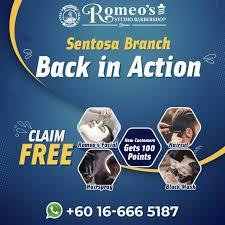 Romeos Studio Barbershop - Taman Sentosa