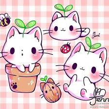 Draw a helmet around the head. Drawing Kawaii Chibi Cat Drawing Cute