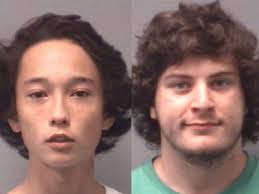 Two men arrested after car chase