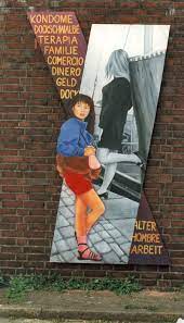 Die eine scheint den ausstieg geschafft zu. Frauenfreiluftgalerie Prostituierte