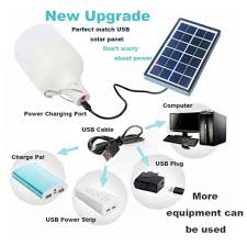 China Wholesale Outdoor Light Portable Bulb Solar Energy Lamp Lighting Led Bulb With Plug In Solar Power Panel China Outdoor Portable Bulb Night Work Light