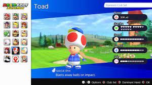 Toad - Mario Golf: Super Rush Guide - IGN