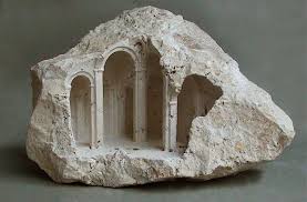 Internal Worlds Miniaturskulpturen Aus Stein Und Marmor Von Matthew Simmonds Skulpturen Steine Steinskulptur