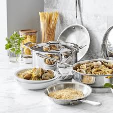 All Clad D5 Stainless Steel Stock Pots Williams Sonoma