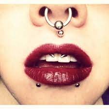 Septum Medusa Smiley Snake Bites Body Jewelry Piercing Cool Piercings Cheek Piercings