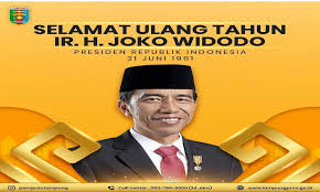 Kepemimpinan visioner penuh semangat kerakyatan, andalan kemajuan negeri, tulisnya sekitar satu jam menteri tenaga kerja dan transmigrasi, hanif dhakiri mengunggah foto profil jokowi disertai tulisan selamat ulang tahun pak jokowi presiden. Para Gubernur Kompak Beri Ucapan Selamat Ulang Tahun Presiden Jokowi Ke 59 Warta9 Com