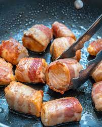 Maybe you would like to learn more about one of these? These Bacon Wrapped Salmon Bites Melt In Your Mouth Clean Food Crush