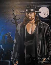 Undertaker on poltergeist (78 pictures) prelude to a phenom (71 pics, 9 videos) undertaker art/graphics (undertaker artwork and clip art) undertaker's tattoos (close look at undertaker's tattoos) undertaker's anatomy (purely educational) undertaker desktop enhancements: The Undertaker Painting By Heike Mueller