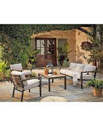 Tropez 3 piece outdoor bistro set online at macys.com. Furniture Stockholm Outdoor Seating Collection With Sunbrella Cushions Created For Macy S Reviews Furniture Macy S